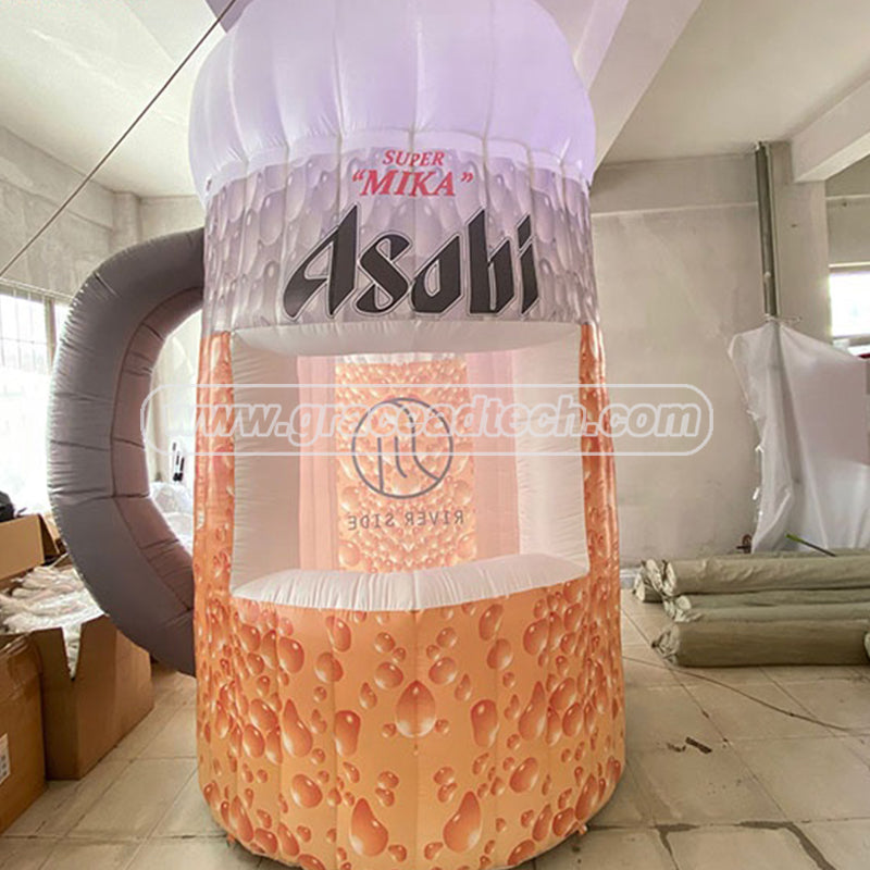 inflatable lemonade kiosk inflatable sales air tent