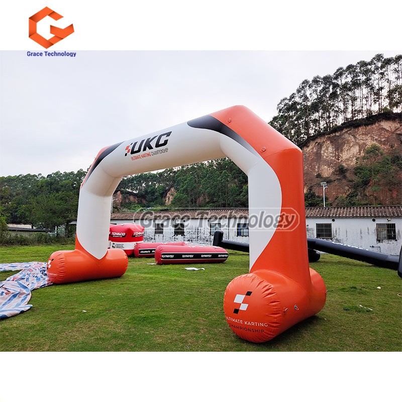 SPU Inflatable Water Floating Arch Airslealed Inflatable Start Finish Arch for Water Events