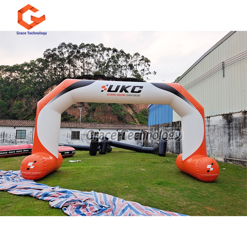 SPU Inflatable Water Floating Arch Airslealed Inflatable Start Finish Arch for Water Events