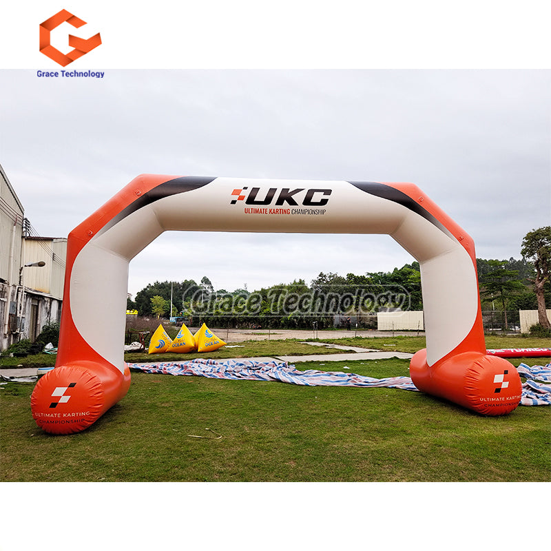SPU Inflatable Water Floating Arch Airslealed Inflatable Start Finish Arch for Water Events