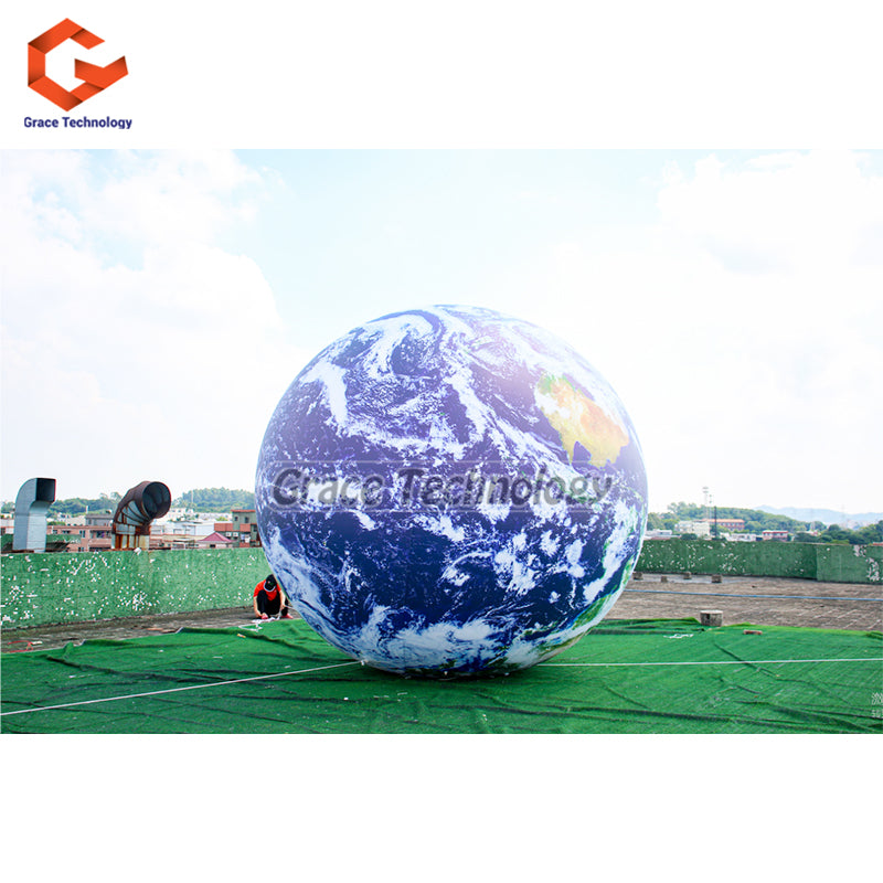Giant Inflatable Earth Globe Balloon PVC Inflatable Earth Planet for Outdoor Display