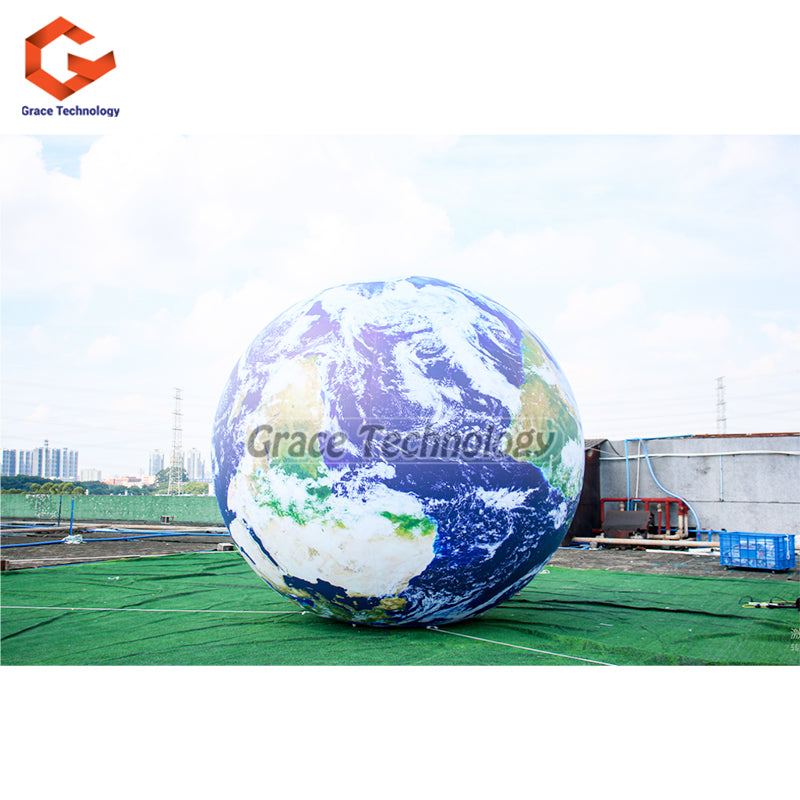 Giant Inflatable Earth Globe Balloon PVC Inflatable Earth Planet for Outdoor Display
