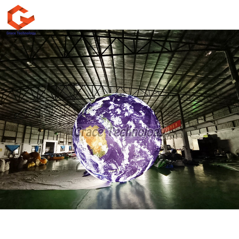 Giant Inflatable Earth Globe Balloon PVC Inflatable Earth Planet for Outdoor Display