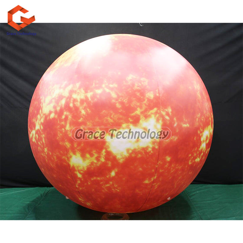 Inflatable Sun Balloon Solar System Sun Planet Balloon for Space Theme Party Decoration