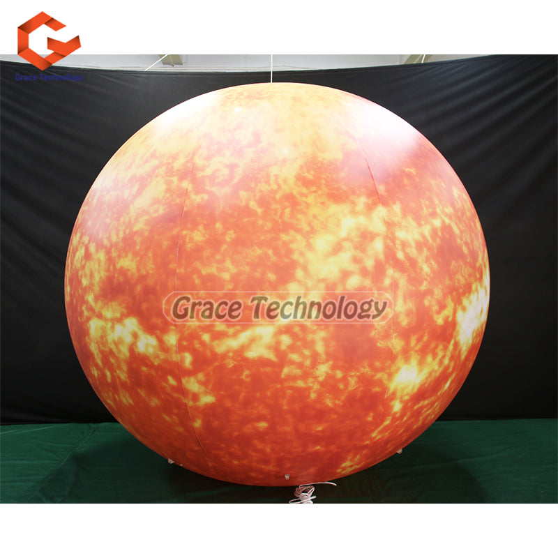 Inflatable Sun Balloon Solar System Sun Planet Balloon for Space Theme Party Decoration