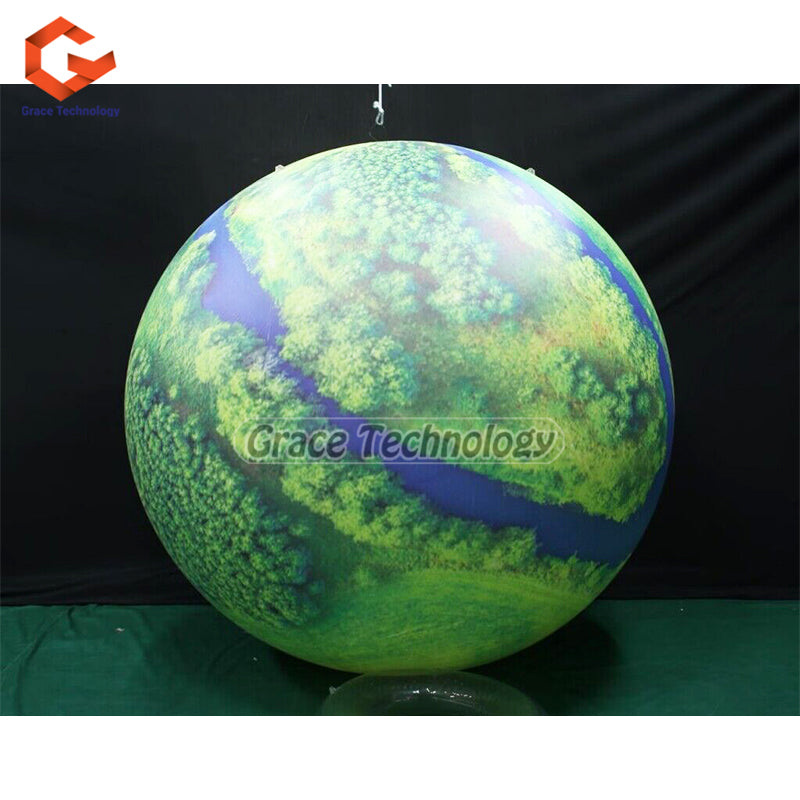Custom Inflatable Solar System Balloon Space Theme Party Decoration Planet Balloon with LED Lights