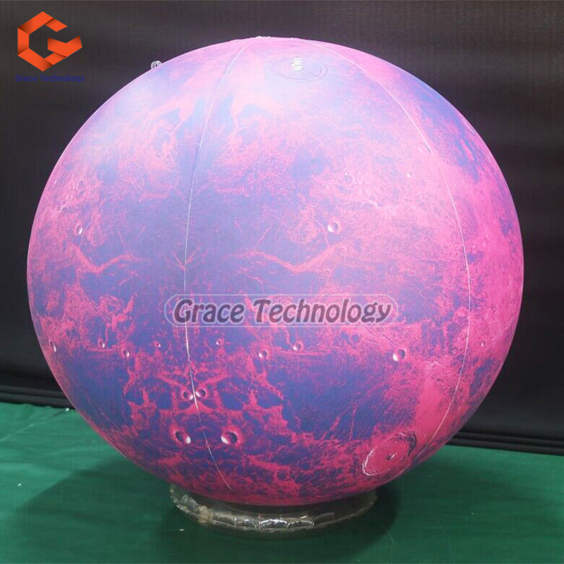 Custom Inflatable Solar System Balloon Space Theme Party Decoration Planet Balloon with LED Lights