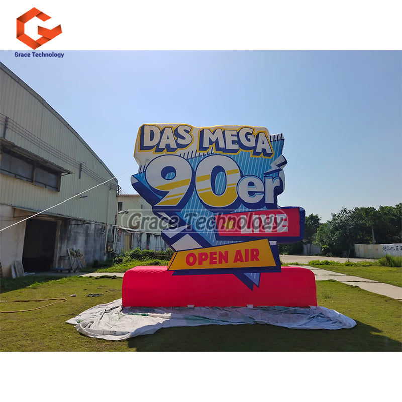 3D Inflatable Sign Wall Custom Advertising Inflatable Billboard for Outdoor Exhibition