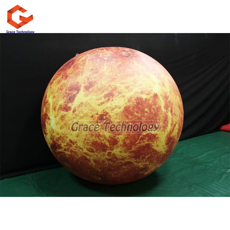 Space Theme Decoration Inflatable Planet Mars Advertising Inflatable Globe Balloon
