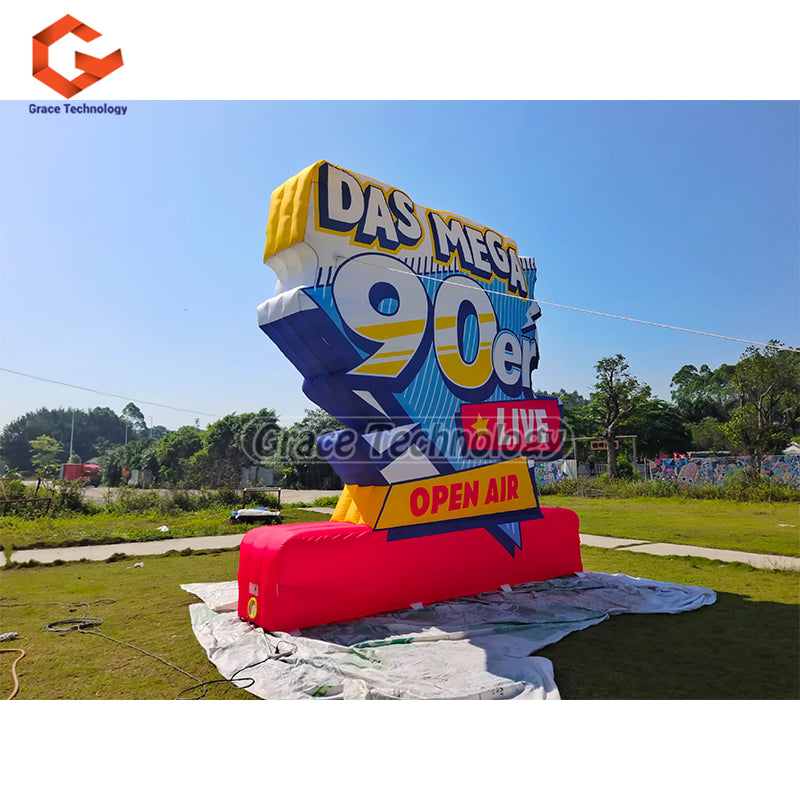 3D Inflatable Sign Wall Custom Advertising Inflatable Billboard for Outdoor Exhibition