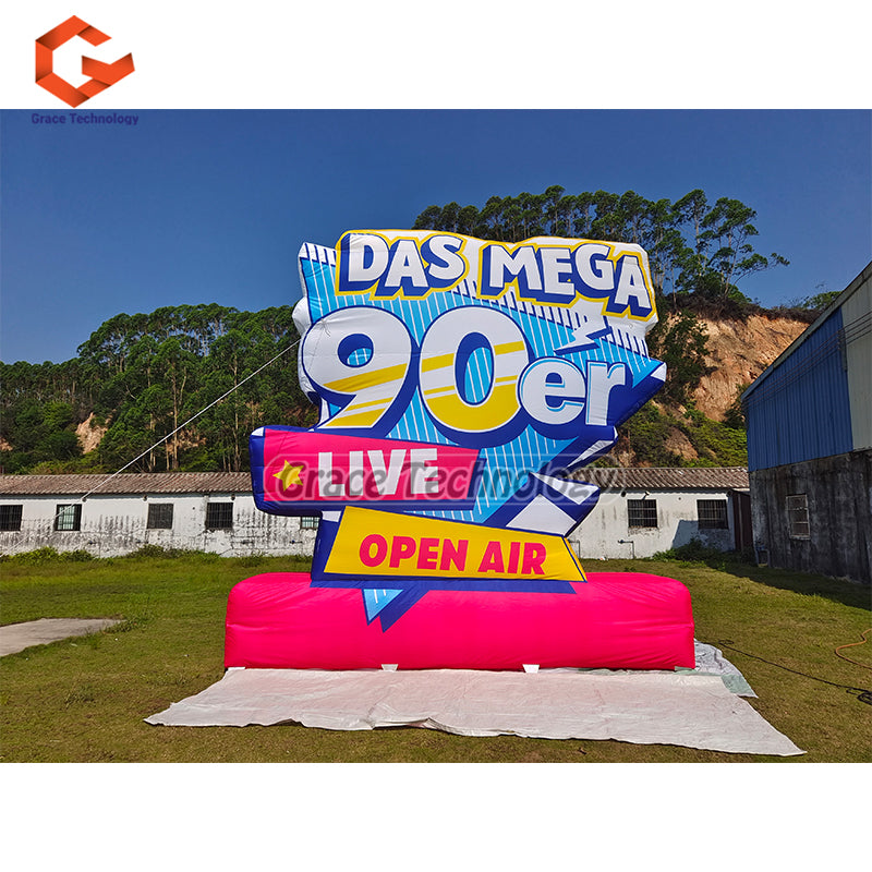 3D Inflatable Sign Wall Custom Advertising Inflatable Billboard for Outdoor Exhibition