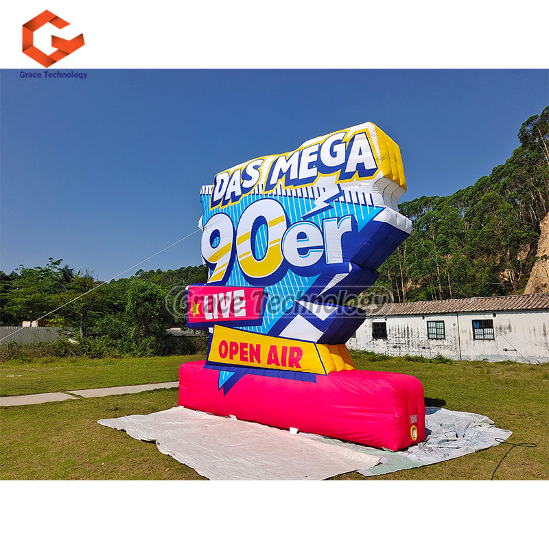 3D Inflatable Sign Wall Custom Advertising Inflatable Billboard for Outdoor Exhibition