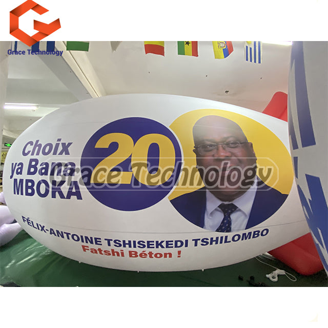 Giant Inflatable Airships Advertising Inflatable Blimps Balloon for Outdoor