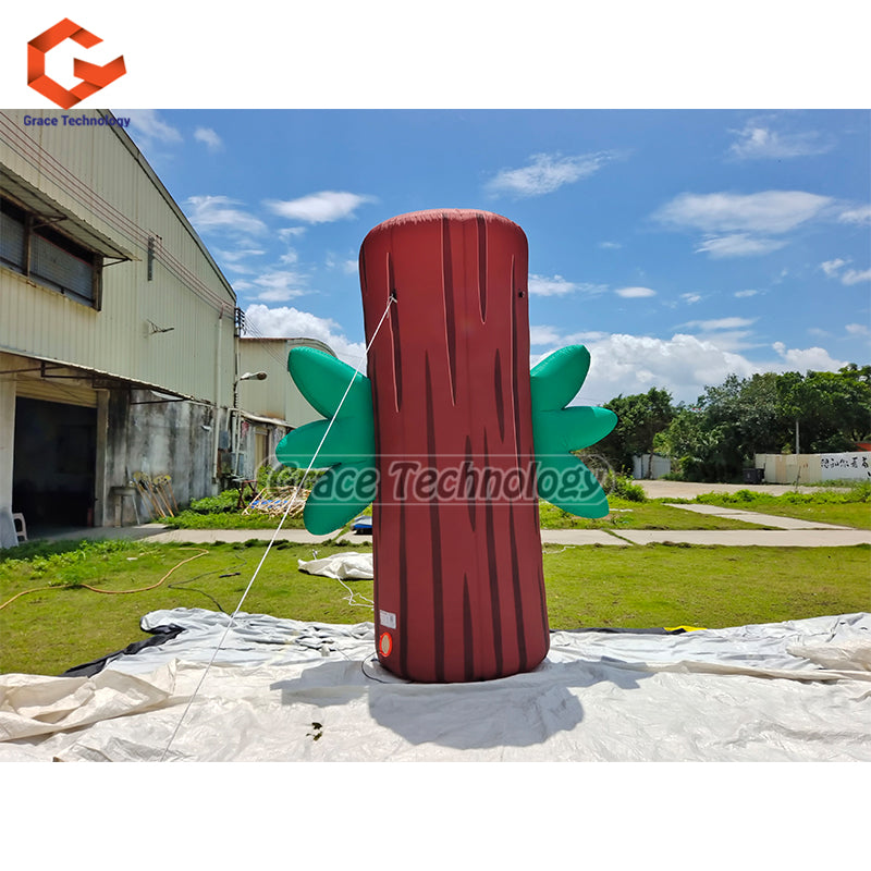 Tiki Inflatable Mask Balloon Decoration Inflatable Tiki Totem Model for Entertainment