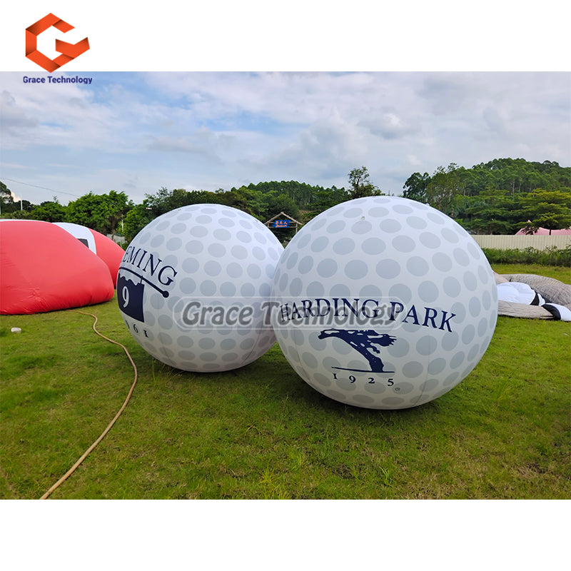 Big Inflatable Golf Ball Balloon Advertising Inflatable Golfball Replicas for display