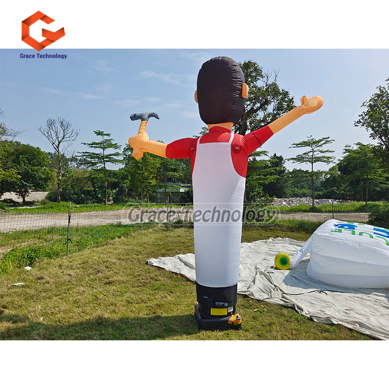 Hand Wave Inflatable Air Dancer Custom Inflatable Sky Dancer for Tool Shop