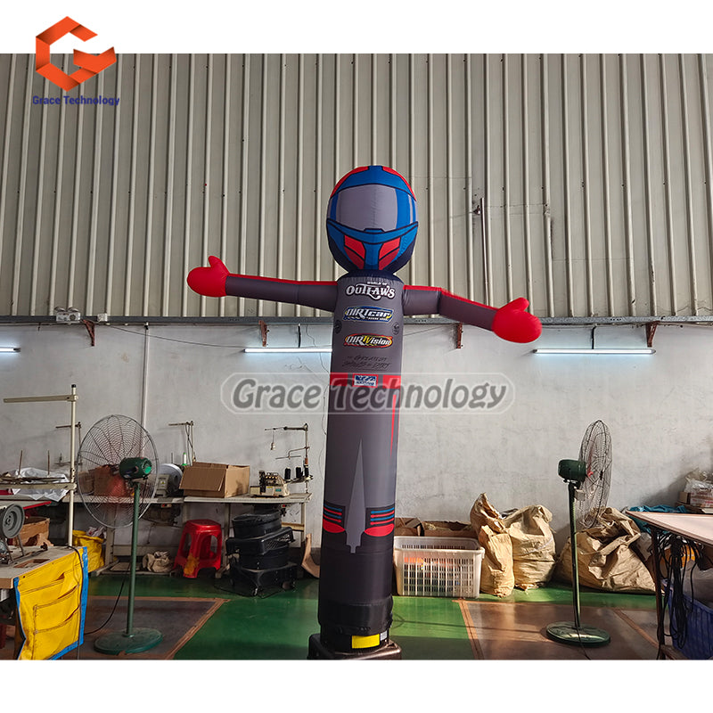 Custom Inflatable Knight Air Dancer with Wave Hand Inflatable Arm Flailing Tube Man