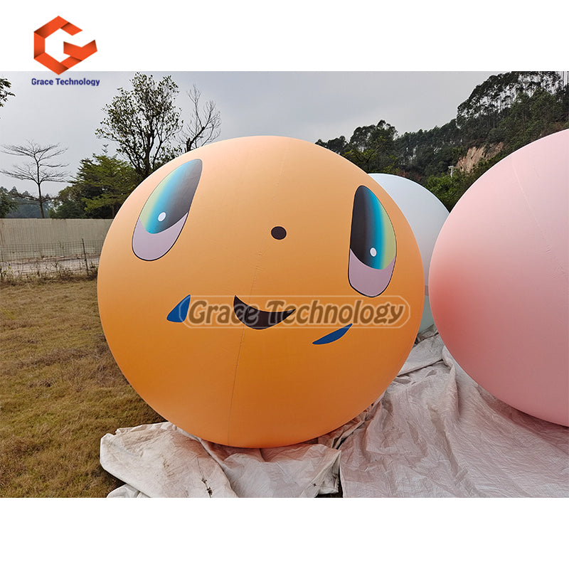 Inflatable Emoji Replicas Balloon Decoration Inflatable Emoji Balloon for Festival Events