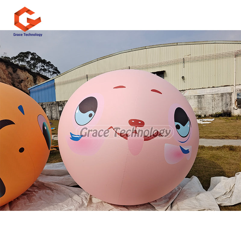 Inflatable Emoji Replicas Balloon Decoration Inflatable Emoji Balloon for Festival Events