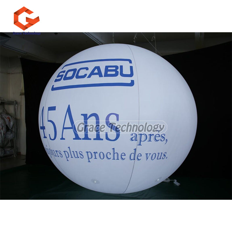 Commercial LED Lighting Inflatable Helium Balloon for Outdoor Advertising