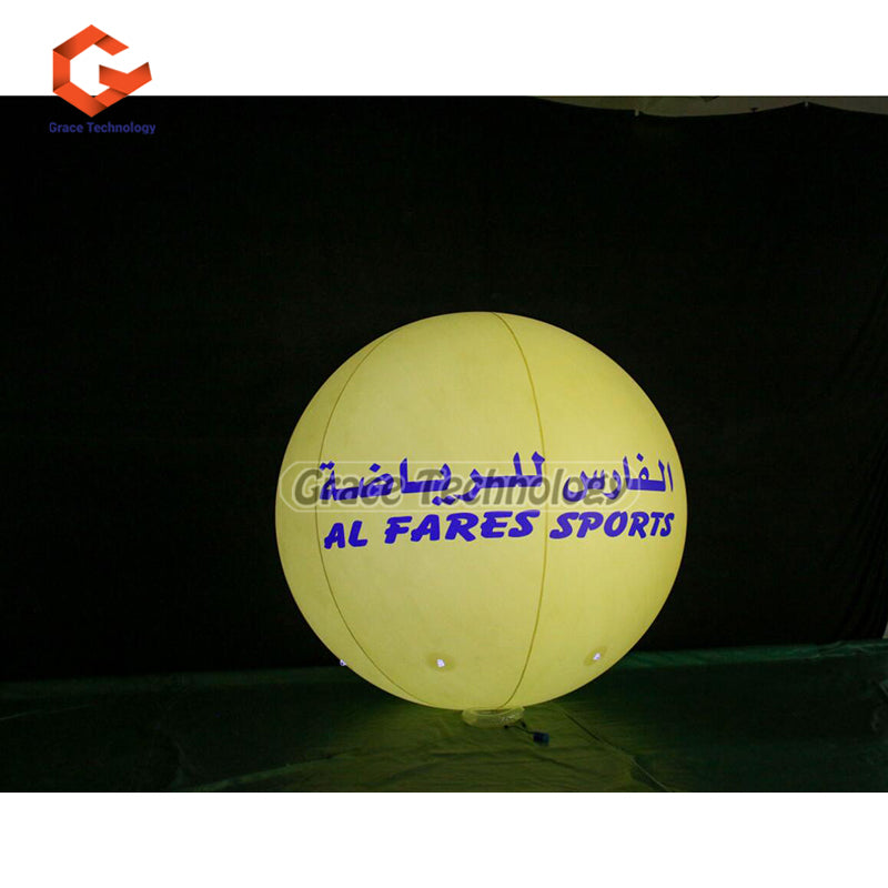 Commercial LED Lighting Inflatable Helium Balloon for Outdoor Advertising