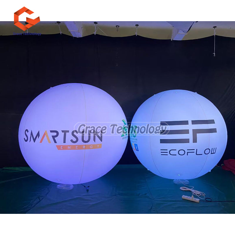 Commercial LED Lighting Inflatable Helium Balloon for Outdoor Advertising