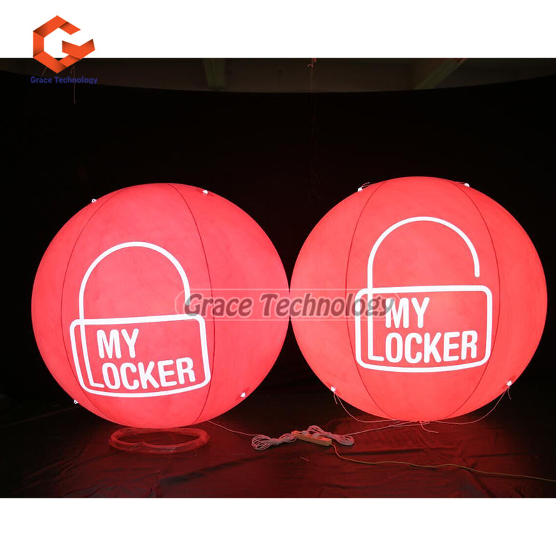 Commercial LED Lighting Inflatable Helium Balloon for Outdoor Advertising