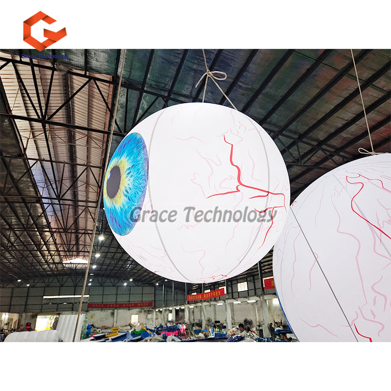 Giant Inflatable Eyes Balloon LED Decoration Inflatable Eyes Replicas Balloon for Hanging
