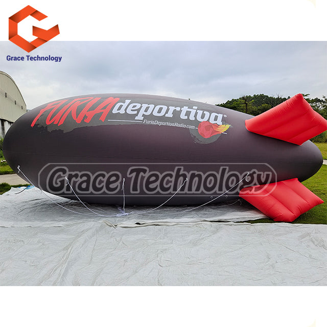 Floating Inflatable Blimp Balloon Helium Inflatable Airplane Zeppelin for Advertising Promotion