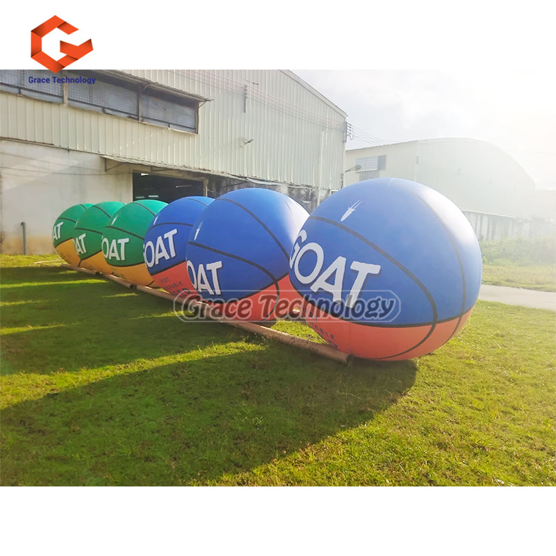 Giant Inflatable Basketball Replicas Balloon Custom Inflatable Helium Balloon for Events Party