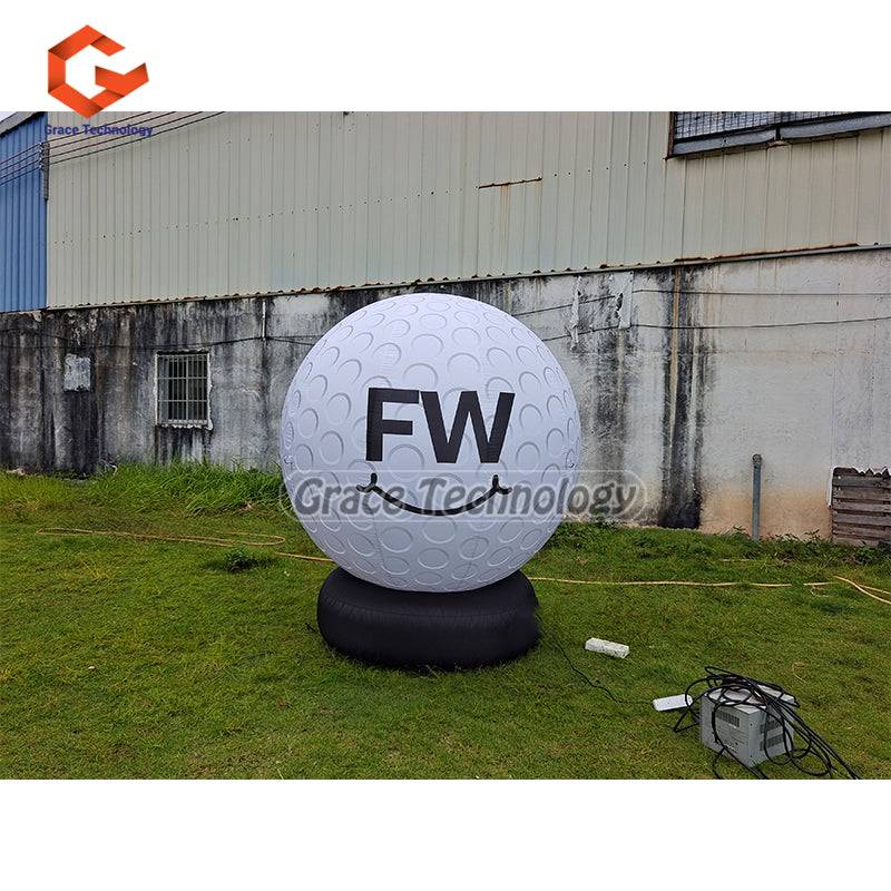 Freestand Inflatable Golf Replicas Balloon Custom Inflatable Sports Golf Balloon for Outdoor