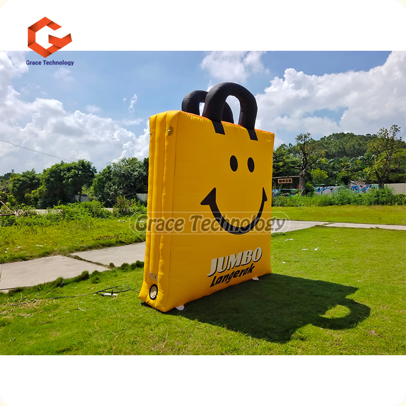 Custom Inflatable Shopping Bag Replicas Giant Inflatable Bag Balloon for Advertising