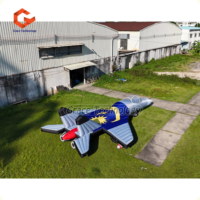 Giant Inflatable Airplane Replica Models Advertising Inflatable Spacecraft Airship
