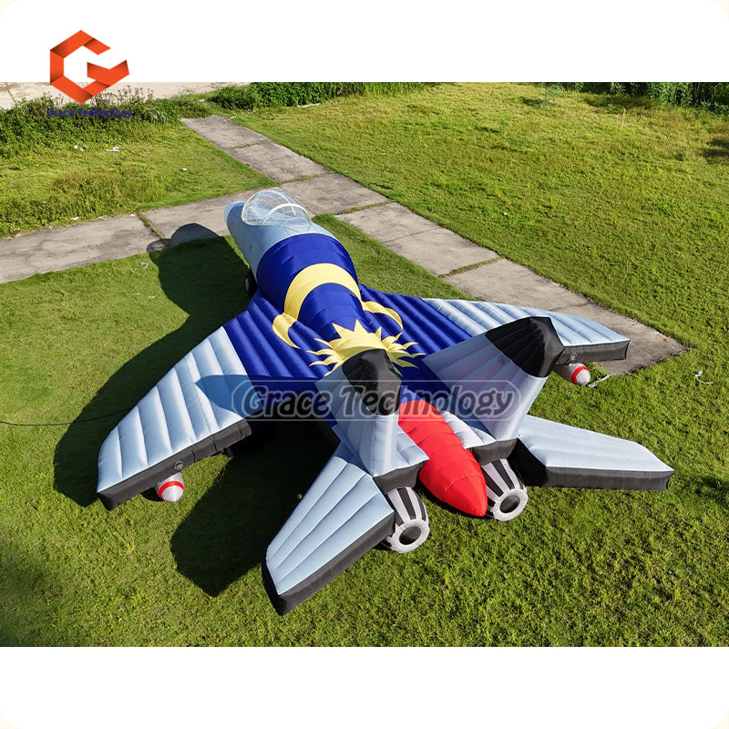 Giant Inflatable Airplane Replica Models Advertising Inflatable Spacecraft Airship