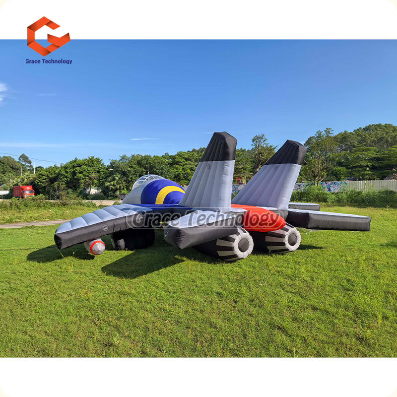 Giant Inflatable Airplane Replica Models Advertising Inflatable Spacecraft Airship