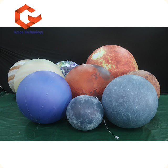 Giant Inflatable Planet Balloons for Party Decoration - Earth, Moon, Jupiter, Saturn, Uranus, Neptune, Mercury, Venus