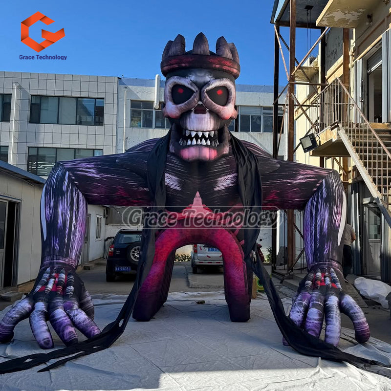 Giant Inflatable Halloween Zombie Tunnel