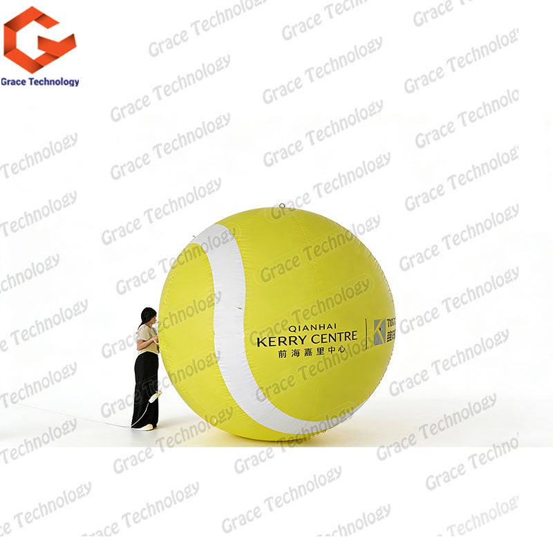 Hot Sale Inflatable Tennis Ball Giant Tennis Ball with logo for Advertising