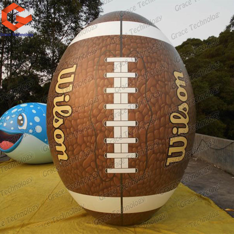 Durable Giant Inflatable Rugby Balloons, Inflatable Rugby Models Decorations for Rugby Playing Fields