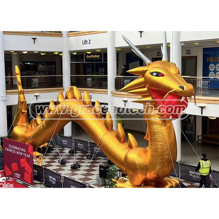 Inflatable Dragon Mascot Inflatable Chinese Dragon Cartoon for Festival Decoration