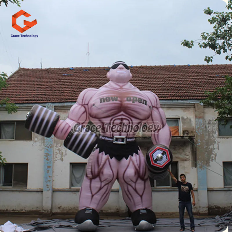 Gym Inflatable Fitness Muscle Man for Fitness Clubs Muscle Man
