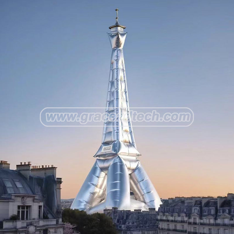 Inflatable Eiffel Tower Model Replicas for Decoration