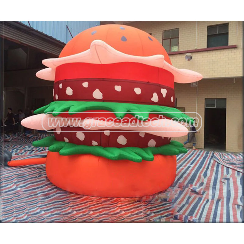 Giant inflatable Burger King Prop Inflatable Classic Burger Product Replica