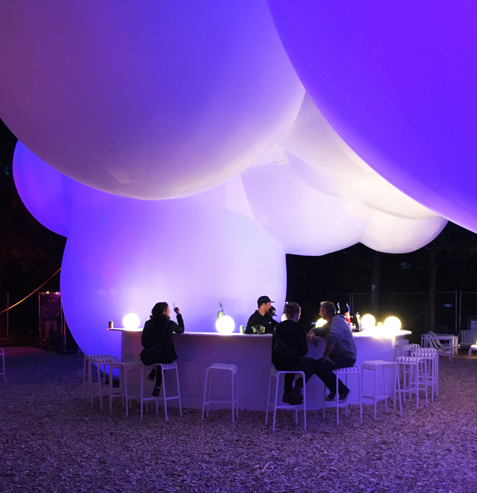 Inflatable Pavilion Lights Up Roskilde Festival