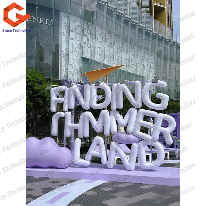 Alphabet Inflatable Text Balloon for Advertising Party Event Decorations