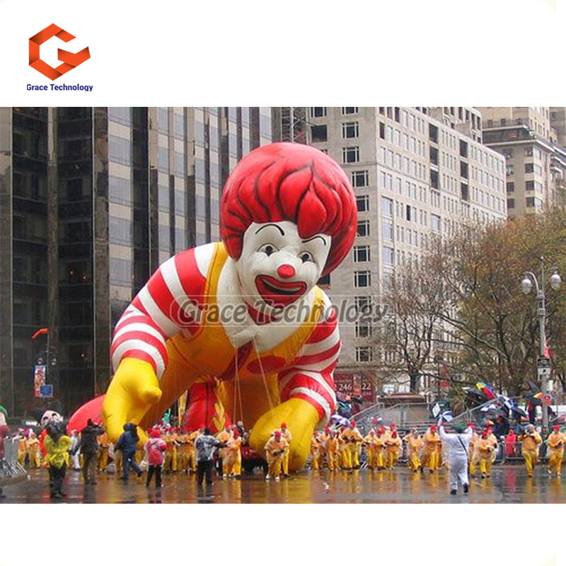 KeepFuns McDonald's Uncle Inflatable Parade Helium Balloon Commercial Event Mascot Decoration Model for Sea Shipping