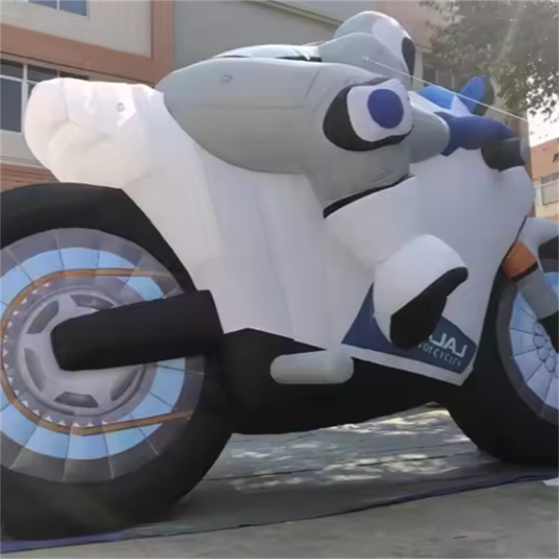 Giant Inflatable Motorcycle Models Inflatable Decorations Customized Inflatable Transport Vehicles for Large Outdoor Promotions