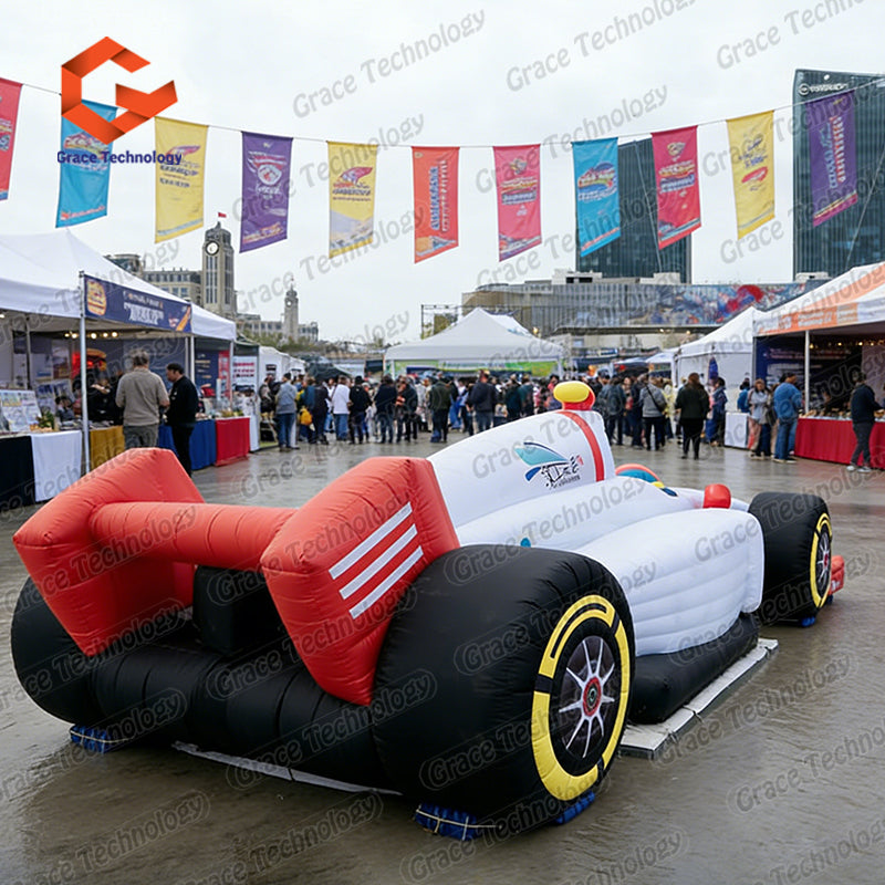 Popular Design Advertising Inflatable Racing Car Waterproof Durable Inflatable Racing Car/ Inflatable Coupe/ Car Model