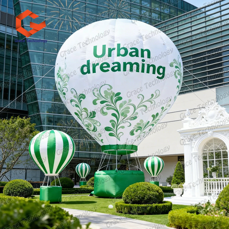 Custom Inflatable Hot Air Balloon for Advertising for Event Promotion Outdoor Festivals