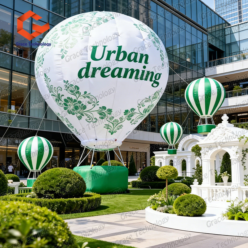 Custom Inflatable Hot Air Balloon for Advertising for Event Promotion Outdoor Festivals